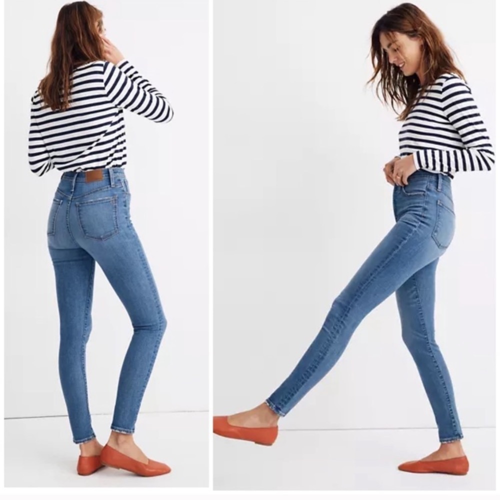 madewell 11 inch high rise jeans